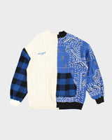 Vintage I3DE Marzo Split Material Back Bling Sweatshirt - M