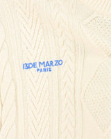 Vintage I3DE Marzo Split Material Back Bling Sweatshirt - M