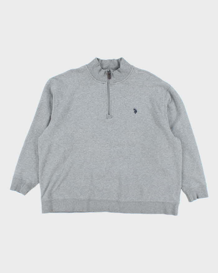 Vintage 2000's US Polo Assn Heavyweight 1/4 Zip Sweatshirt - XXL
