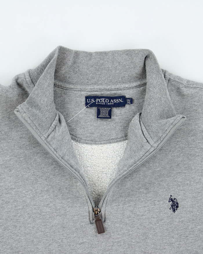 Vintage 2000's US Polo Assn Heavyweight 1/4 Zip Sweatshirt - XXL