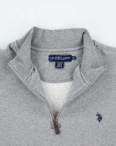 Vintage 2000's US Polo Assn Heavyweight 1/4 Zip Sweatshirt - XXL