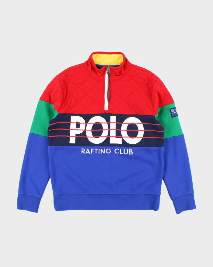 Ralph Lauren Polo HI Tech Rafting Club Quarter Zip - L