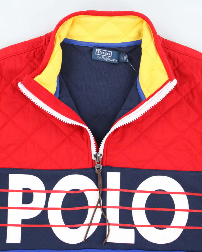 Ralph Lauren Polo HI Tech Rafting Club Quarter Zip - L