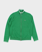 Lacoste Double Zip Green Jumper - XL