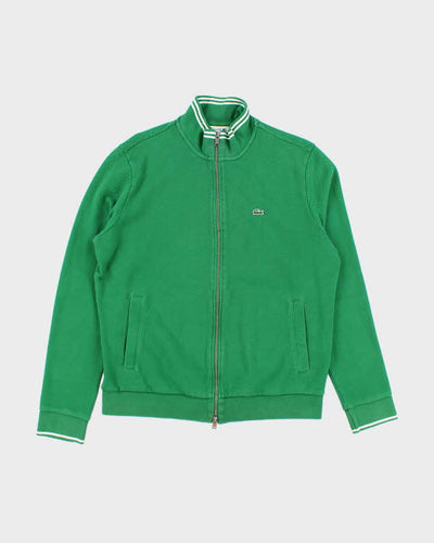 Lacoste Double Zip Green Jumper - XL