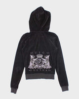 Vintage Y2K Juicy Couture Back Printed Zip Up Hoodie - S