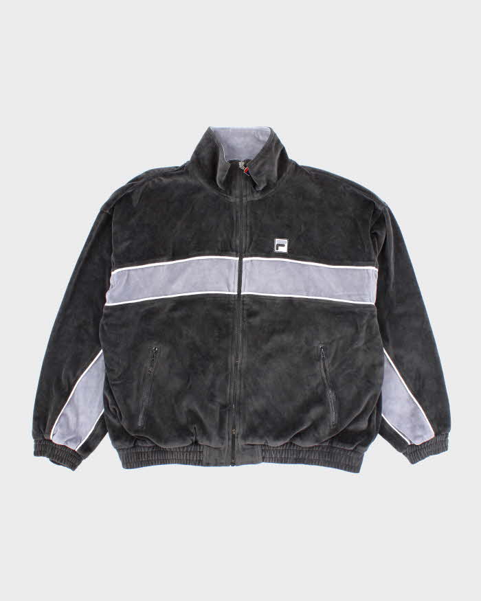Vintage 2000's Fila Velour Zip Up - M