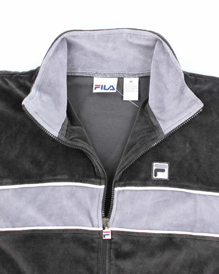Vintage 2000's Fila Velour Zip Up - M
