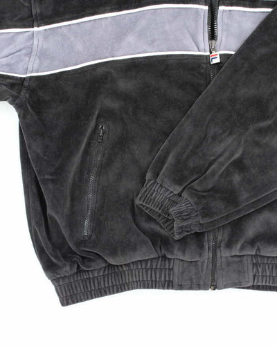 Vintage 2000's Fila Velour Zip Up - M