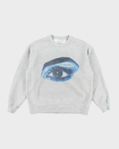 A11 Slave Eyeball Graphic Print Sweatshirt - M