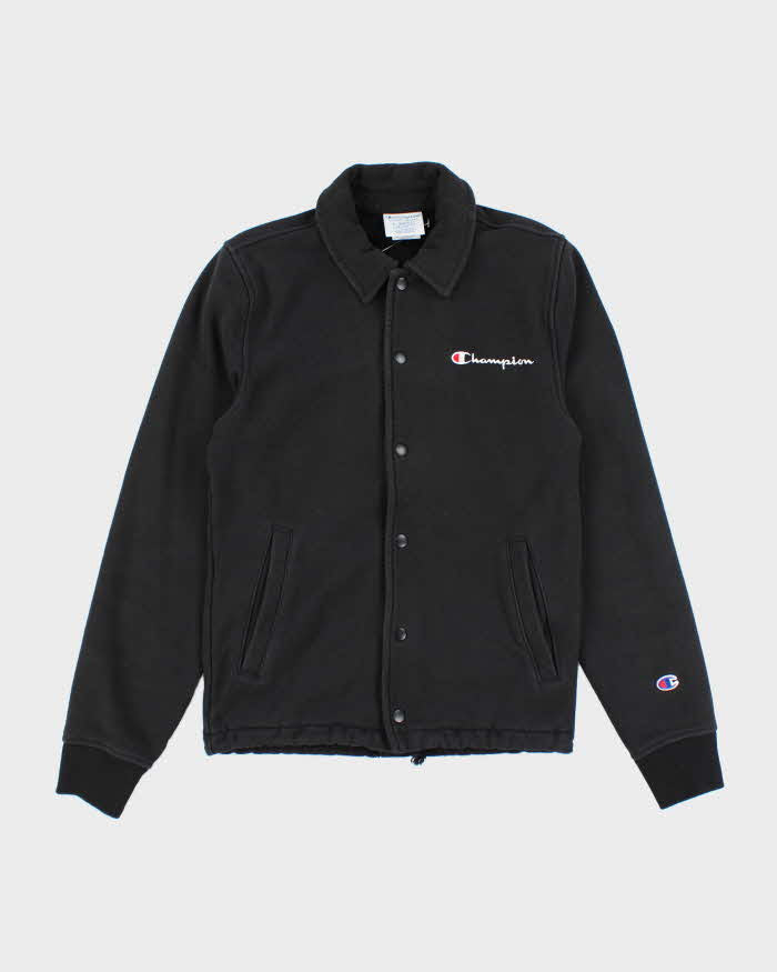 Vintage Champion Reverse Weave Button Up Sweatshirt - XS