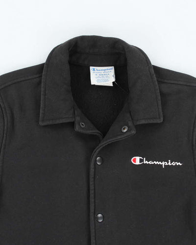 Vintage Champion Reverse Weave Button Up Sweatshirt - XS