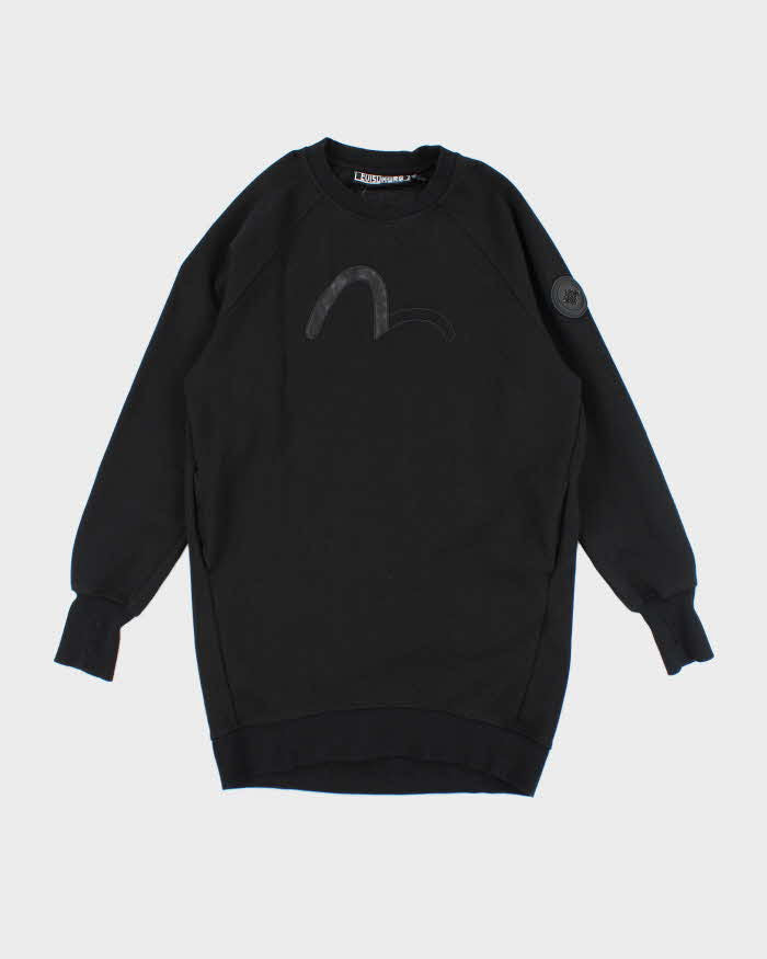 Vintage Evisu Kuro Centre Logo Sweatshirt - XS