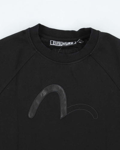 Vintage Evisu Kuro Centre Logo Sweatshirt - XS