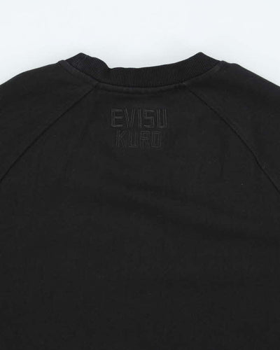 Vintage Evisu Kuro Centre Logo Sweatshirt - XS