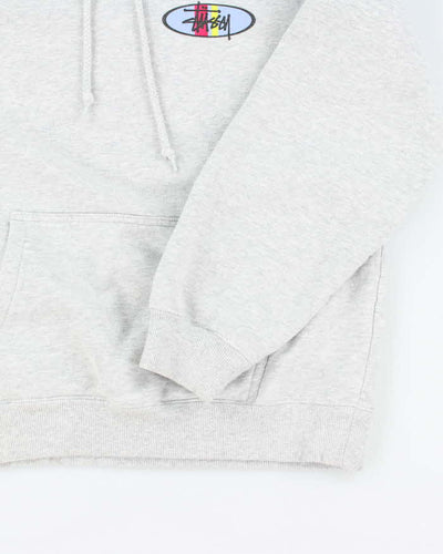 Vintage Stussy Grey Hoodie - S