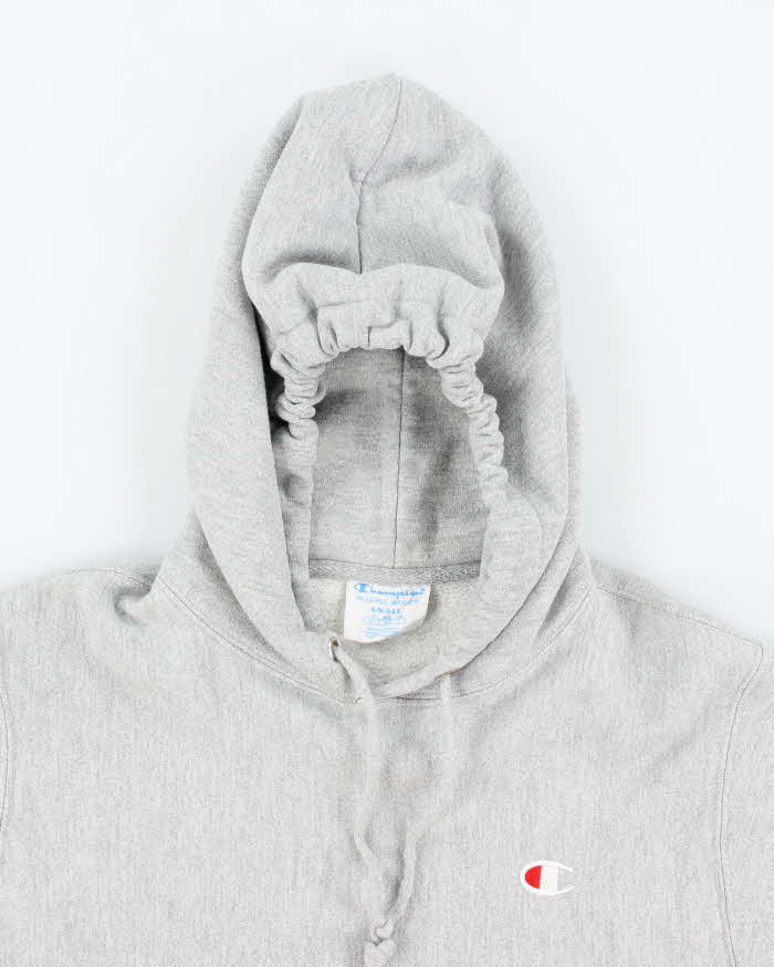Vintage Champion Reverse Weave Grey Hoodie - S