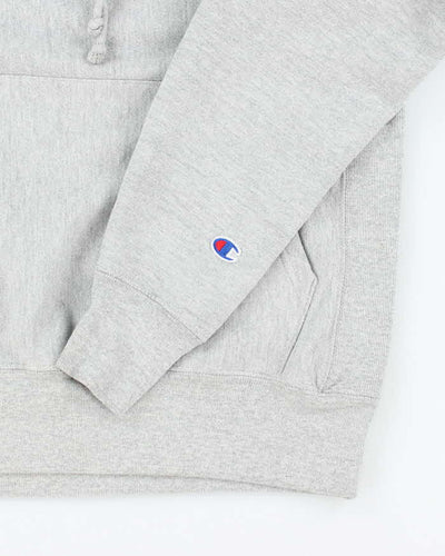 Vintage Champion Reverse Weave Grey Hoodie - S