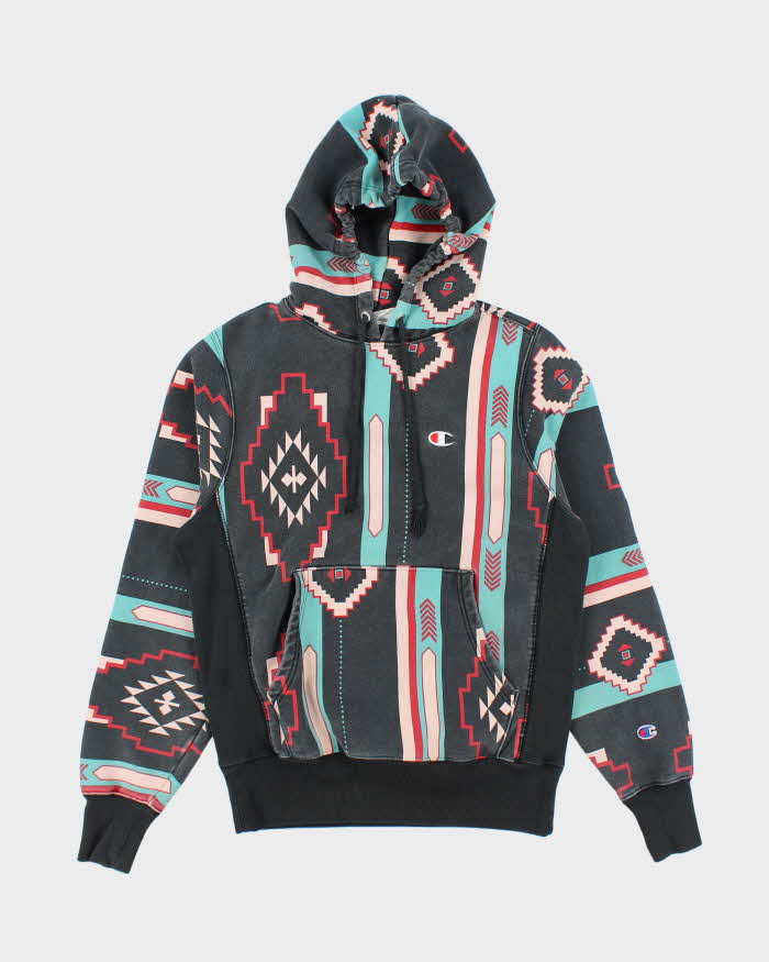 Vintage Y2k 00s Champion Reverse Weave Pattern Hoodie - S