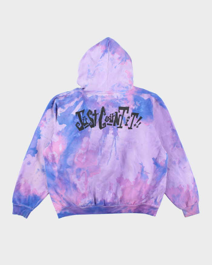 Vintage 90's Radical Accounting Tie Dye Graphic Print Hoodie - L