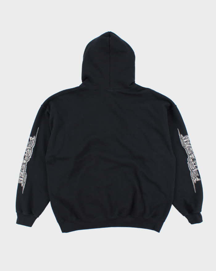 Vintage 2000's Day of the Dead Graphic Print Hoodie - L