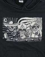 Vintage 2000's Day of the Dead Graphic Print Hoodie - L