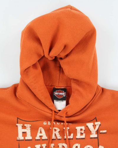 Vintage 2000's Harley Davidson Oversized Graphic Print Hoodie - XL