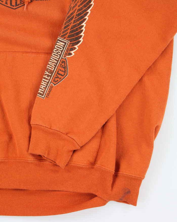 Vintage 2000's Harley Davidson Oversized Graphic Print Hoodie - XL