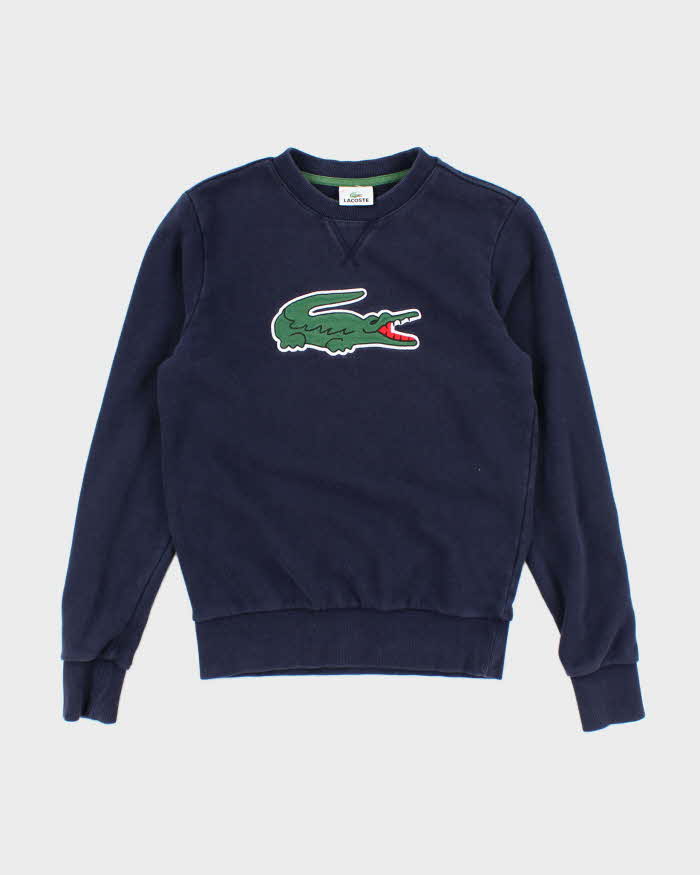 Vintage 2000's Lacoste Big Croc Logo Sweatshirt - M