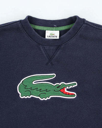 Vintage 2000's Lacoste Big Croc Logo Sweatshirt - M