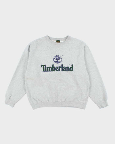 Vintage 90's Timberland Embroidered Logo Sweatshirt - S