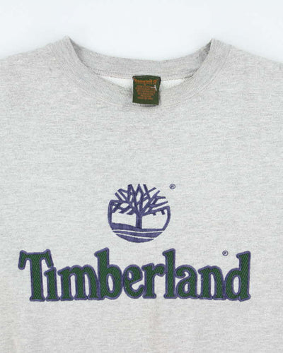 Vintage 90's Timberland Embroidered Logo Sweatshirt - S