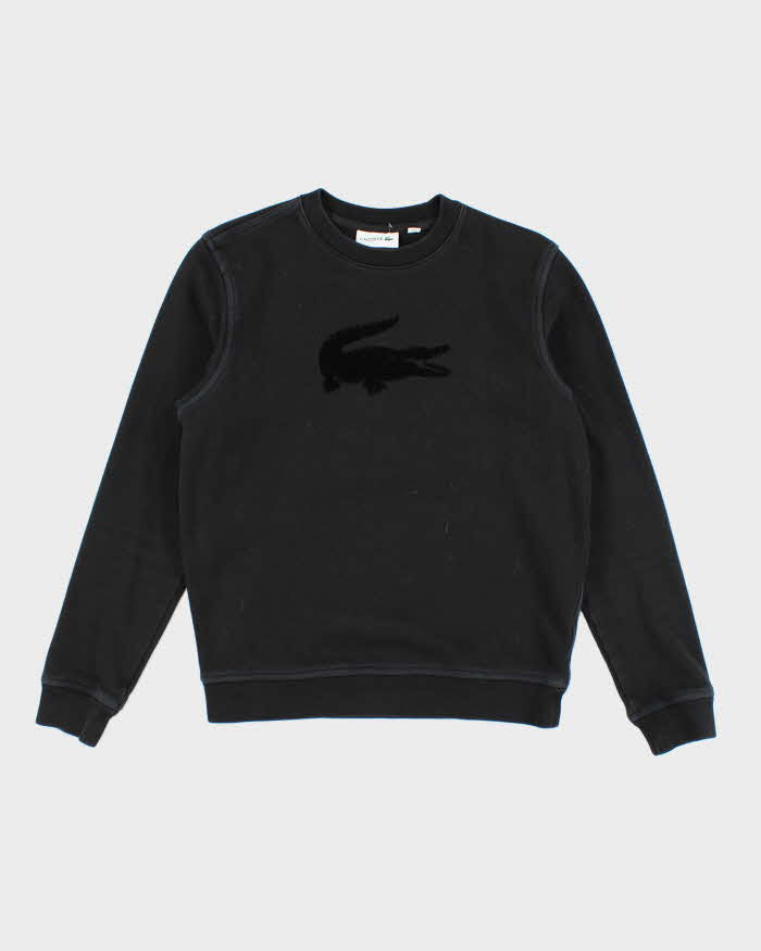 Vintage Lacoste Black Sweatshirt - S