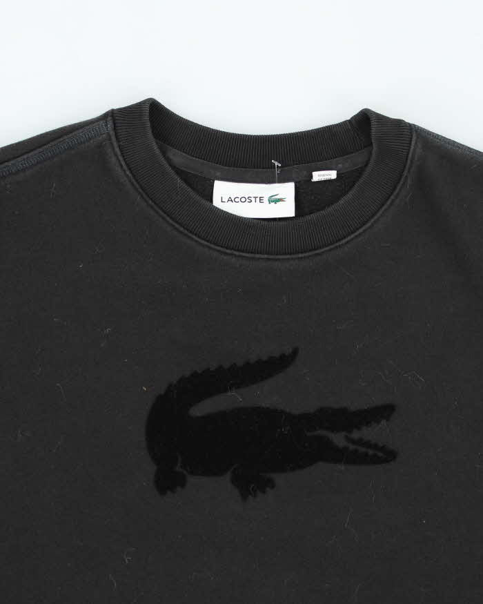 Vintage Lacoste Black Sweatshirt - S