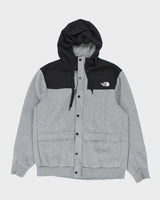 Vintage The North Face Snap Button Two Tone Hoodie - XL