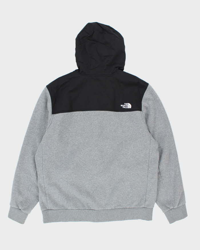 Vintage The North Face Snap Button Two Tone Hoodie - XL
