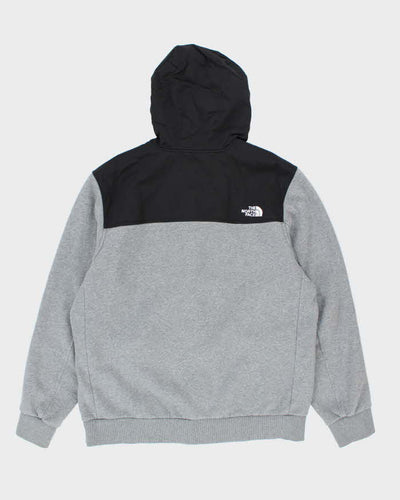 Vintage The North Face Snap Button Two Tone Hoodie - XL