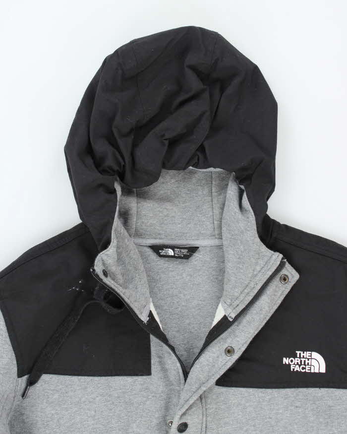 Vintage The North Face Snap Button Two Tone Hoodie - XL