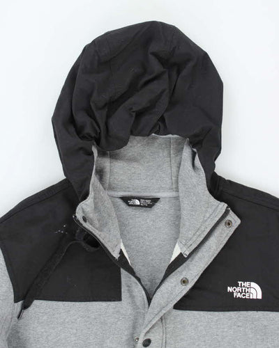 Vintage The North Face Snap Button Two Tone Hoodie - XL