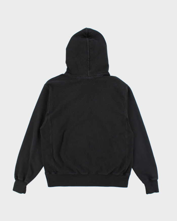 Vintage Y2k 00s Champion Reverse Weave Black Hoodie - M