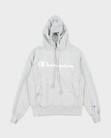 Vintage Y2k 00s Champion Reverse Weave Grey Hoodie - S