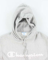 Vintage Y2k 00s Champion Reverse Weave Grey Hoodie - S