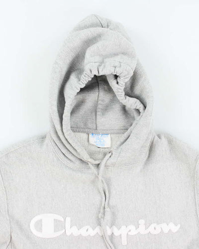 Vintage Y2k 00s Champion Reverse Weave Grey Hoodie - S