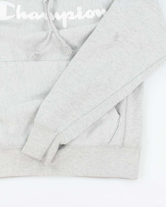 Vintage Y2k 00s Champion Reverse Weave Grey Hoodie - S