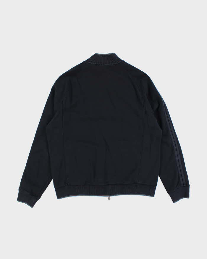 Vintage Hugo Boss Black Zip-Up Jumper - XXL
