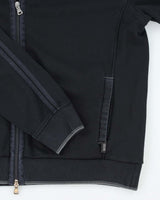 Vintage Hugo Boss Black Zip-Up Jumper - XXL