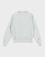 Vintage Y2k 00s Champion Grey Reverse Weave Sweatshirt - XS