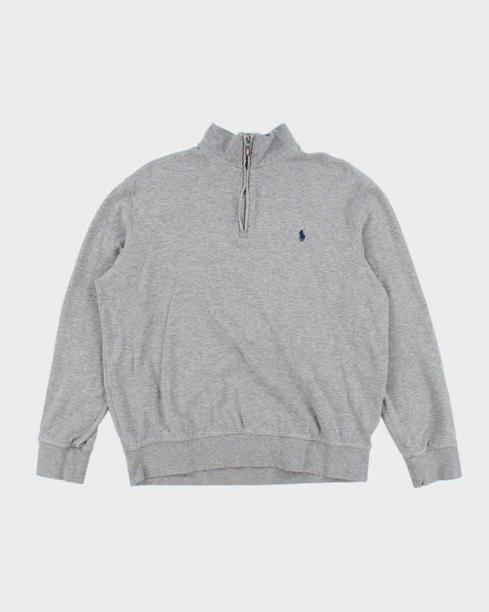 Vintage Ralph Lauren Quarter-Zip Sweatshirt - M