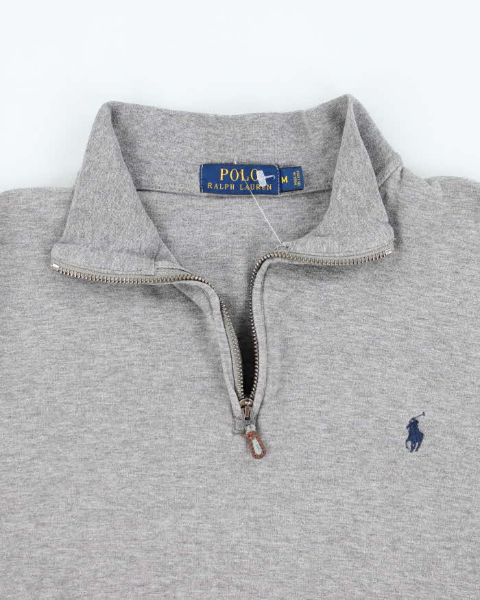 Vintage Ralph Lauren Quarter-Zip Sweatshirt - M