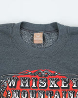 Vintage 2000's Whiskey Mountain Graphic Print Sweatshirt - XXL
